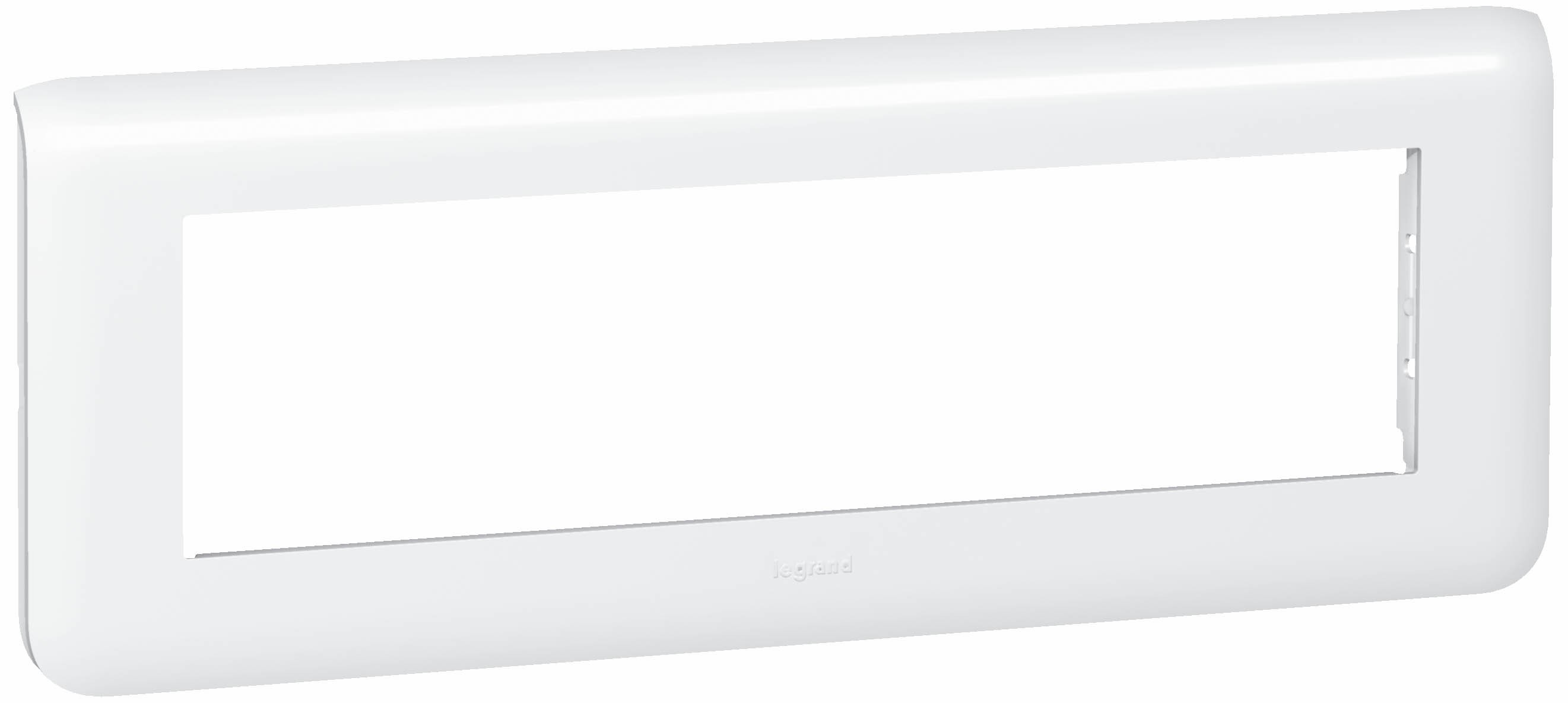 LEGRAND 078818 Plaque Mosaic-8 modules horizontal-blanc - Elec-Boutique.fr