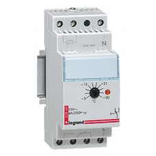 Thermostat d'ambiance de tableau Lexic - réglage 3 à 30°C - 2 modules