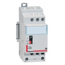 Contacteur domestique silencieux - 230 V~ Lexic - 2P - 400 V~ - 25 A - 3F