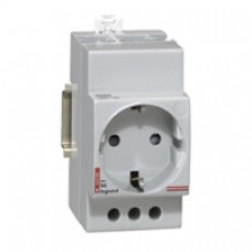 Prise de courant Lexic - 10/16 A - 250 V~ - 2P+T - à éclips - std allemand