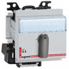 Commutateur 2 directions avec arrêt Lexic - 2P - 400 V~ - 16 A