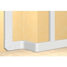 Goulotte 50x150 DLP monobloc - 1 couv 130 mm - L. 2 m - blanc