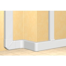 Goulotte 65x150 DLP monobloc - 1 couv 130 mm - L. 2 m - blanc