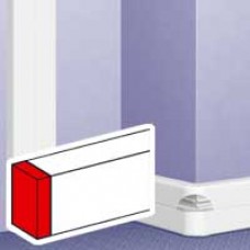 Embout gauche ou droit - DLP mono 50x150 - blanc