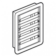 Coffret distribution encastré XL3 160 - tout modulaire - 4 rangées - 96 mod
