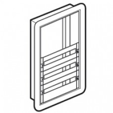 Coffret distribution encastré XL3 160 - tout modulaire espace dédié - 3 rang