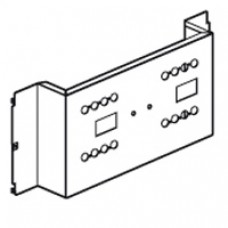 Platine XL3 800/4000 - 2 DPX 160 inverseur source - vert - 24 mod