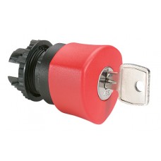Osmoz compo - coup de poing Ø40 à clé - rouge - IP66