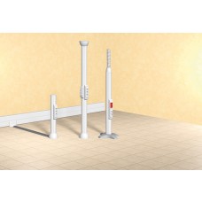 Colonne DLP à équiper - 4 compartiments - h. 2,70 m - blanc