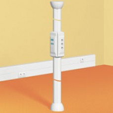 Colonne DLP à équiper - 4 compartiments - h. 3,90 m - blanc