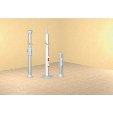 Colonne DLP à équiper - 4 compartiments - h. 3,90 m - aluminium 