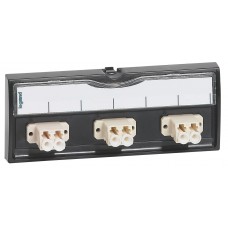 Bloc fibre optique LC - 6 fibres monomode - pour panneau/tiroir optique - LCS²