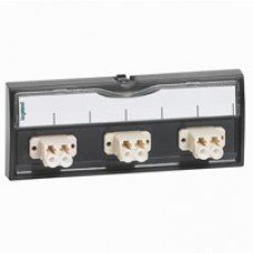 Bloc fibre optique LC - 6 fibres multimode - pour panneau/tiroir optique - LCS²