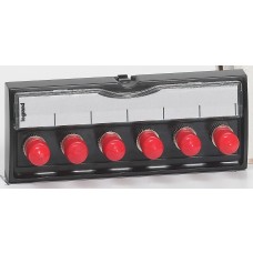 Bloc fibre optique ST - 6 fibres multimode - pour panneau/tiroir optique - LCS²