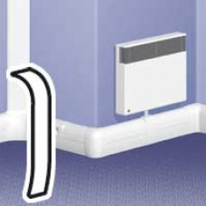 Joint de couvercle - pour plinthe DLP 140x35 - blanc