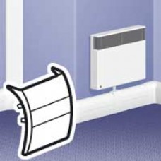 Dérivation d'angle plat - pour plinthe DLP 140x35 - blanc