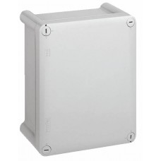 Boîtier industriel plastique - IP66 IK08 - RAL 7035 - 155x110x74 - couv opaque