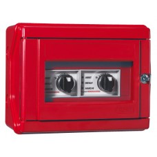 Coffret désenfumage Plexo - avec 2 commut et 2x3 voyants signalisation