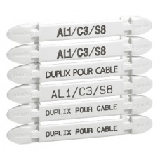 Repère vierge Duplix - pour Logicab 2 - 2 repères blancs