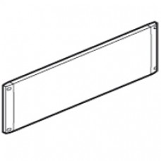 Plaque obturatrice 19'' - 3 U - pleine - montage toutes baies - métal - LCS²