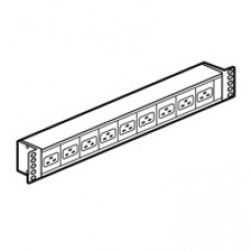 Bloc d'alimentation (PDU) 19'' LCS2 - 230 V~ - 9 x C19 IEC 60320