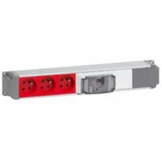 Bloc nourrice - 3x2P+T détrompage + disjoncteur différentiel Ph+N - 16 A - 30 mA - à connecter Legrand