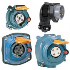 Prise mobile Prisinter ML - IP44 - 10 A - 200/250 V~ - 2P+T - caoutch