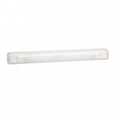 Applique fluorescente - 24W - IP44  - IK 04 - applique + prise 2P+T
