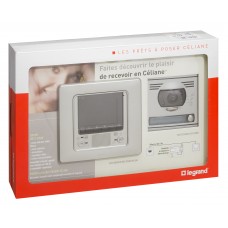 Kit portier villa vidéo Céliane BUS/SCS - platine de rue encastrée/norme acess