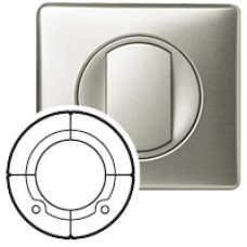 Enjoliveur Céliane - cde double pour interrupteur Radio/ZigBee® - titane