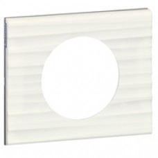 Plaque Céliane - Matières - 1 poste - Corian® Cannelé