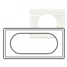 Plaque Céliane - Matières - 4/5 modules - Corian® Cannelé