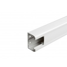 Goulotte 50x80 à clippage direct Mosaic - 1 couv 45 mm - L. 2 m - blanc