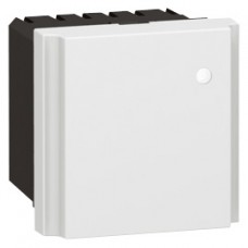 Filtre Mosaic - 6 A - avec condensateur d'anti-parasitage - 2 modules - blanc