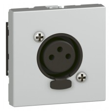 Prise RJ 45 Mosaic  - Cat. 5e - FTP - 2 modules - aluminium - LCS²