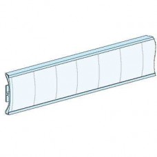 Prisma  - Porte-étiquettes adhésives - L=432mm - H=36mm - lot de 12