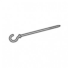 Crochet pour suspension de luminaire Batibox - Long. 105 mm