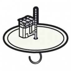 Couvercle DCL Batibox - pour pt de centre - montage direct - Ø120