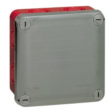 Boîte carrée 105x105x55 étanche Plexo gris - pour presse-étoupe ISO