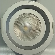 BOOST B IP44 Downlight, round, silvergrey, 13W LED, warm-white