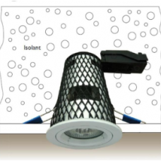 MERCURE MBF IP44 Alu Brossé LED GU10 6w SHARP 3000K