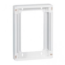 Rehausse pour coffret DRIVIA 13 modules 2 rangées - blanc RAL 9003