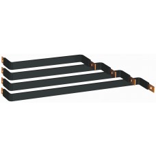 Barre Cu souple préfab VX³ - DPX³ 250/160 horiz - barre lat. derrière montant