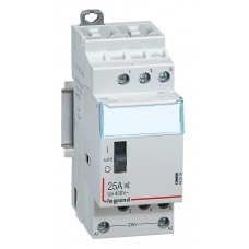 Contacteur domestique silencieux - 230 V~ - 3P - 400 V~/25 A - 3F