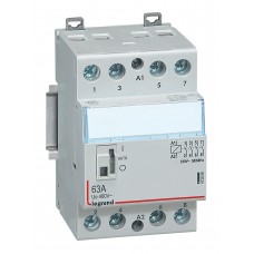Contacteur de puissance bobine 230 V~ - 4P - 250 V~ - 63 A - 4F - 3 mod