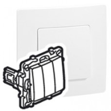 Interrupteur triple Niloé - 10 AX - 250 V~ - Pur