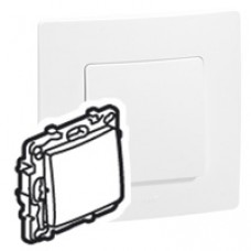 Poussoir simple Niloé - 6 A - 250 V~ - NO-NF - Pur