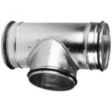 Te 90° galvanisé a joints veloducteur diamétre raccord reseaus 250/125 mm