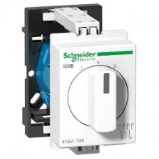 Commutateur rotatif bipolaire avec rappel à zéro iCMB 10A 2P 415VCA