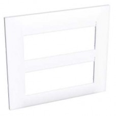 Altira - plaque 2x3 postes - entraxe 45 mm - blanc polaire